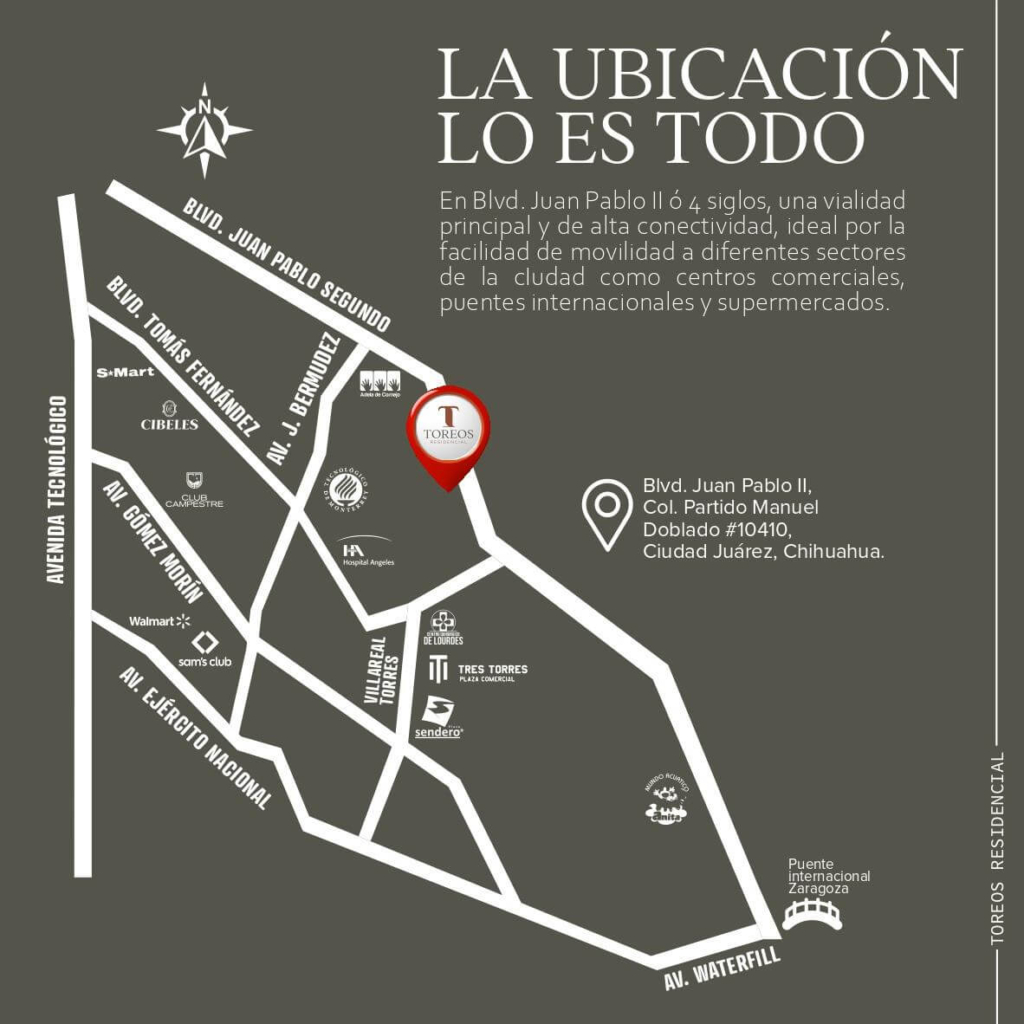 Toreos Residencial - Ubicación